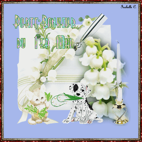 1er Mai Animaux Chat Chien